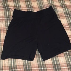 Black Biker Shorts